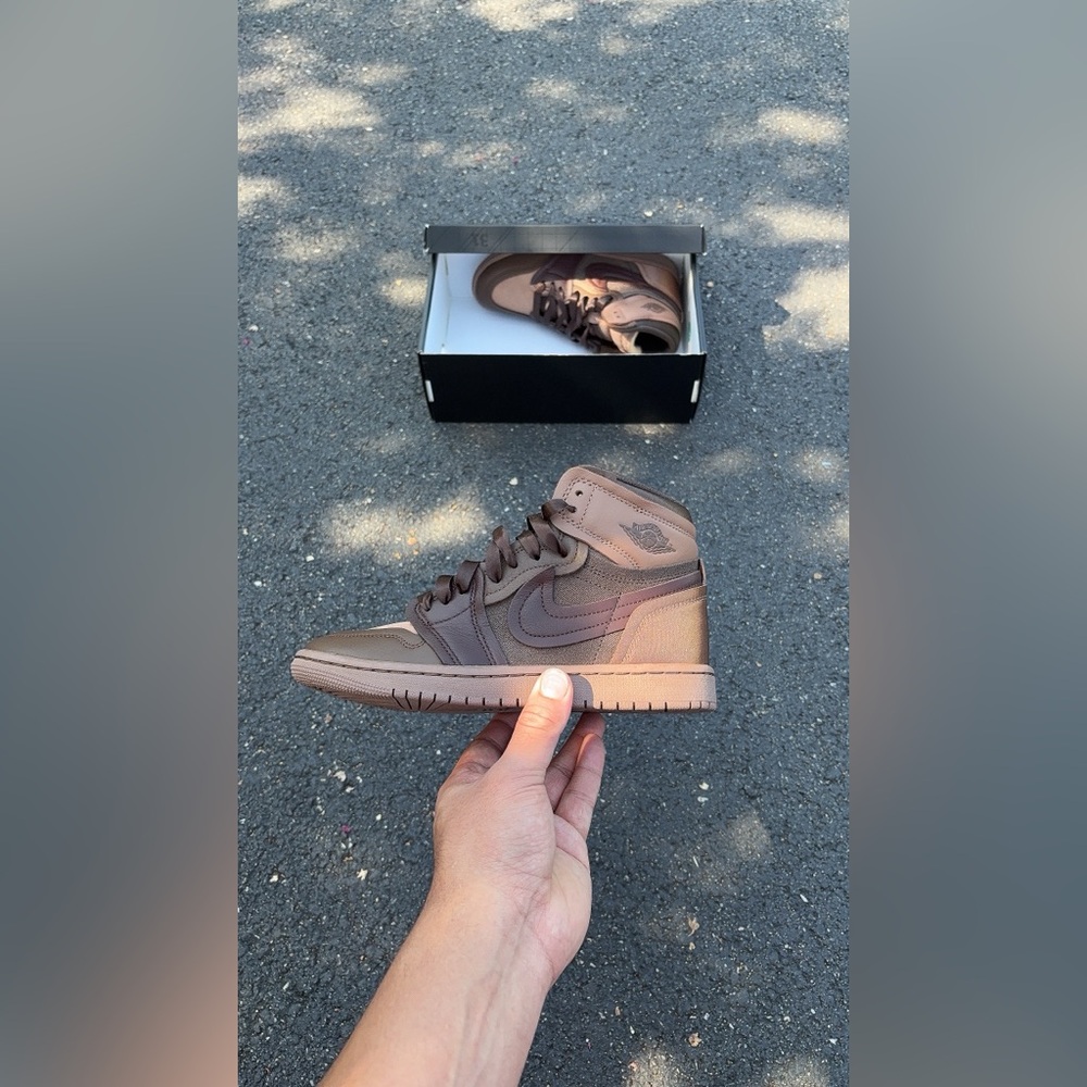 Nike Brown Sneakers High-Top Suede Leather